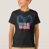 Perfect American Flag Eagle Art - USA flag T-shirt (Voorkant)