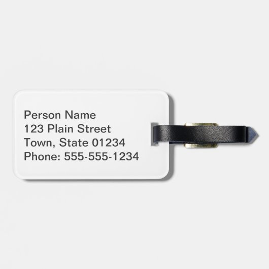 Perfect Aruba Bagagelabel (Achterkant horizontaal)