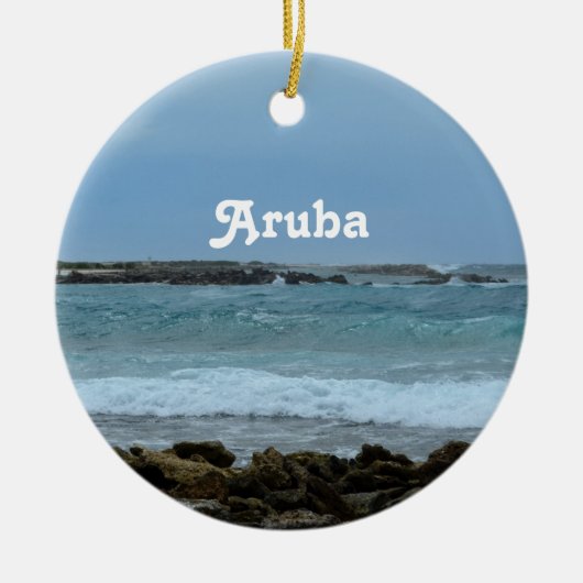 Perfect Aruba Keramisch Ornament (Voorkant)