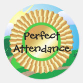Perfect Attendance Sticker (Voorkant)