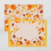 Perfect Autumn Note Card Notitiekaartje (Voorkant / Achterkant)
