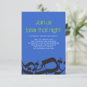 PERFECT BALANCE Bar Bat Mitzvah Party-kaart Kaart (Staand voorkant)