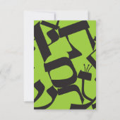 PERFECT BALANCE Bar Bat Mitzvah Party-kaart Kaart (Achterkant)