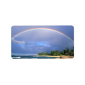 Perfect Beach Regenboog mailing label (Voorkant)