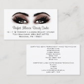 Perfect Beauty Makeup Services Lashes Visitekaartje (Voorkant / Achterkant)