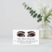 Perfect Beauty Makeup Services Lashes Visitekaartje (Staand voorkant)