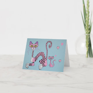 Perfect Bijzondere Katten Bedankkaart