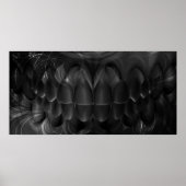 Perfect Black Teeth Smile Dentist Poster (Voorkant)