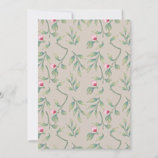 Perfect Bleek en roze gossamer-repetitie Kaart (Achterkant)