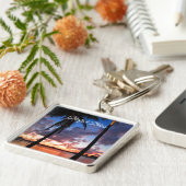 Perfect Bliss - Sunset in West Palm Beach Sleutelhanger (Zijkant)