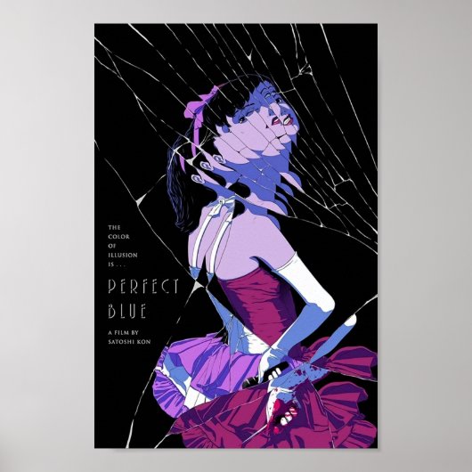 Perfect Blue 1997 Japanse Movie Art Poster (Voorkant)