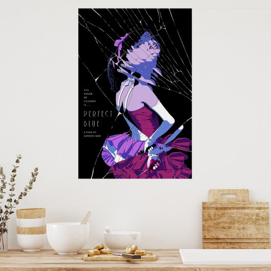 Perfect Blue 1997 Japanse Movie Art Poster (Keuken)