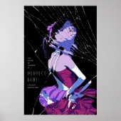 Perfect Blue 1997 Japanse Movie Art Poster (Voorkant)