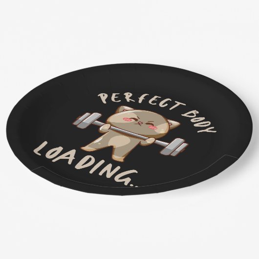 Perfect body loading... papieren bordje (Gekanteld)