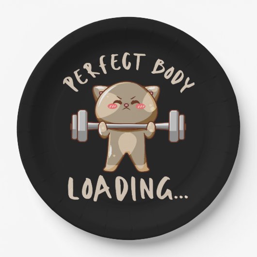 Perfect body loading... papieren bordje (Voorkant)