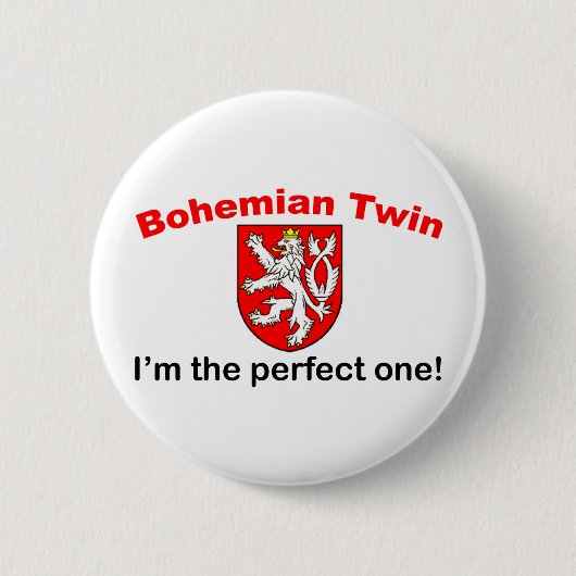 Perfect Bohemian Twin Ronde Button 5,7 Cm (Voorkant)