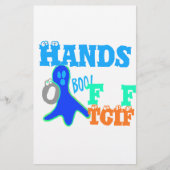 Perfect Boo. TGIF-Bedankt God zij zijn vrijdag Hak Briefpapier (Voorkant)