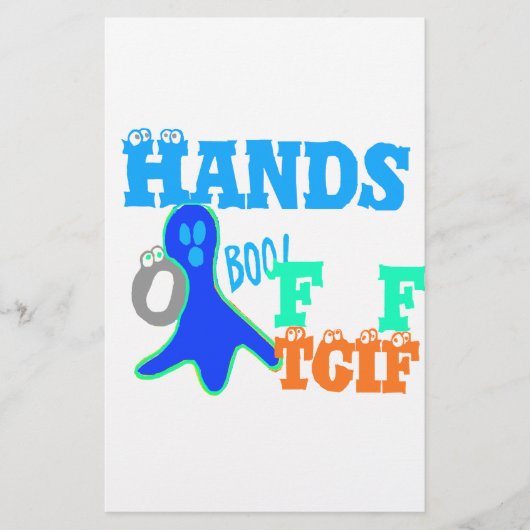 Perfect Boo. TGIF-Bedankt God zij zijn vrijdag Hak Briefpapier (Voorkant)