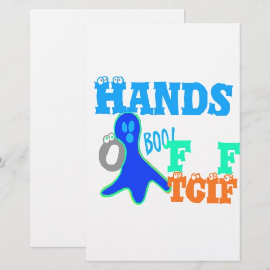 Perfect Boo. TGIF-Bedankt God zij zijn vrijdag Hak Briefpapier (Voorkant / Achterkant)