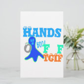 Perfect Boo. TGIF-Bedankt God zij zijn vrijdag Hak Briefpapier (Staand voorkant)