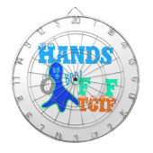 Perfect Boo. TGIF-Bedankt God zij zijn vrijdag Hak Dartbord (Voorkant)