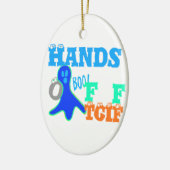 Perfect Boo. TGIF-Bedankt God zij zijn vrijdag Hak Keramisch Ornament (Links)