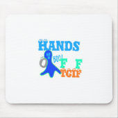 Perfect Boo. TGIF-Bedankt God zij zijn vrijdag Hak Muismat (Voorkant)