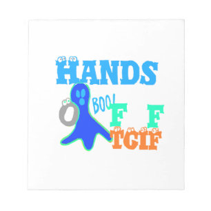 Perfect Boo. TGIF-Bedankt God zij zijn vrijdag Hak Notitieblok