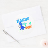 Perfect Boo. TGIF-Bedankt God zij zijn vrijdag Hak Ronde Sticker (Envelop)