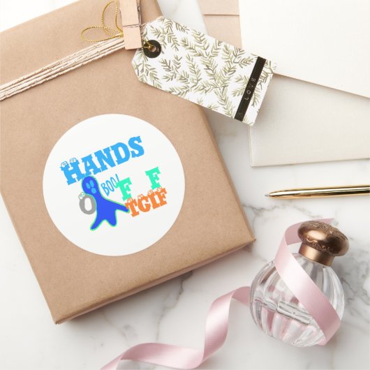 Perfect Boo. TGIF-Bedankt God zij zijn vrijdag Hak Ronde Sticker (Geschenken)