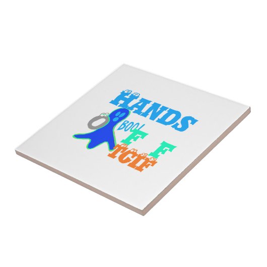 Perfect Boo. TGIF-Bedankt God zij zijn vrijdag Hak Tegeltje (Zijkant)