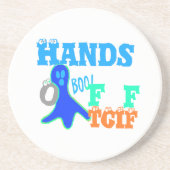 Perfect Boo. TGIF-Bedankt God zij zijn vrijdag Hak Zandsteen Onderzetter (Voorkant)