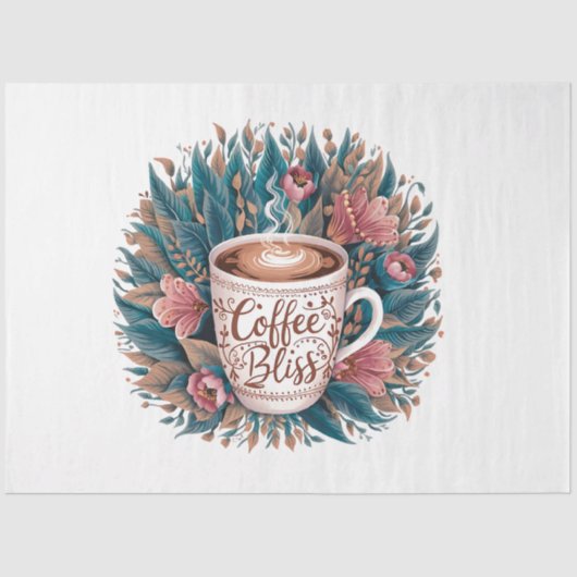 Perfect Brew Ephemera-Adverteren decoupage kunst Tissuepapier (Voorkant)