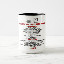 Perfect cadeau/Blueberry White Choco Muffin in een Mok