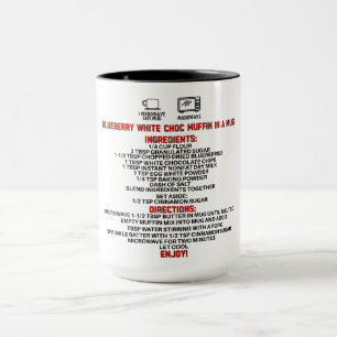 Perfect cadeau/Blueberry White Choco Muffin in een Mok