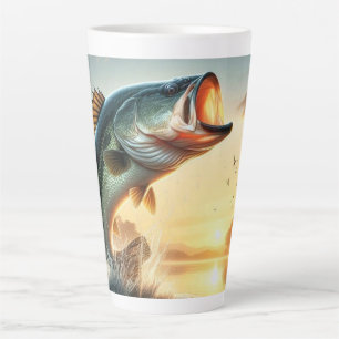 Perfect cadeau voor Anglers en vissers Latte Mok