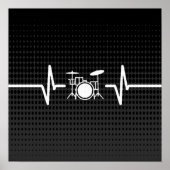Perfect cadeau voor die Drummer die je kent. Poster (Voorkant)
