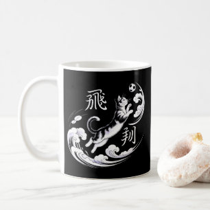 Perfect cadeau voor kattenliefhebbers en voetbalfa koffiemok