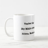 Perfect cadeau voor leraren met klasse! koffiemok (Links)