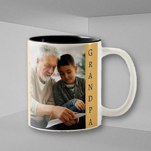 Perfect cadeau voor opa tweekleurige koffiemok