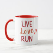 Perfect cadeau voor Runners Valentijn's Day gesche Mok (Links)
