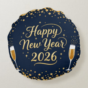 Perfect cadeau voor vrienden voor nieuwjaarsrond k rond kussen