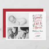 Perfect cadeautje kerstfeest kondiging feestdagenkaart (Voorkant / Achterkant)