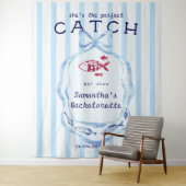 Perfect Catch Beach Gevist Bachelorette achtergron Wandkleed (In situ)