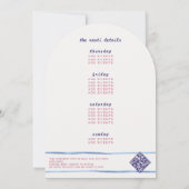 Perfect Catch Beach Preppy Gevist Bachelorette Kaart (Achterkant)