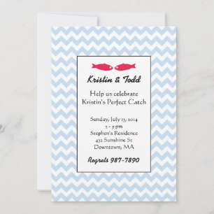 Perfect Catch Bridal Shower Invitations Kaart