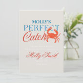 Perfect Catch – Kust Bruids Ontwerp Kaart (Staand voorkant)