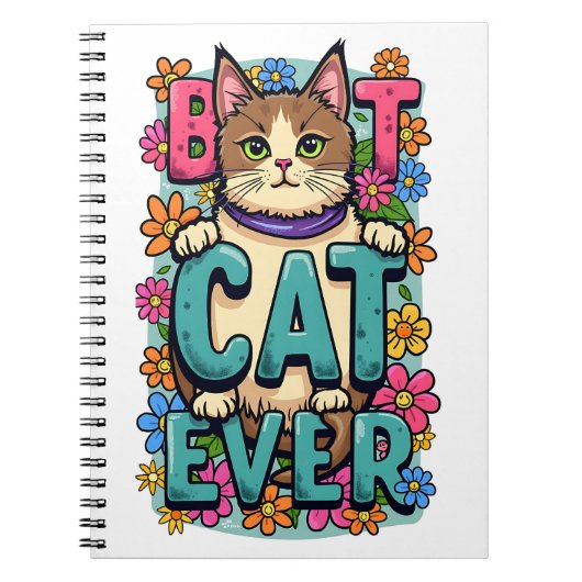 Perfect Charmant Ontwerp voor kattenliefhebbers Notitieboek (Voorkant)