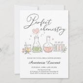 Perfect Chemistry Bruiloftsfeest Kaart (Voorkant)