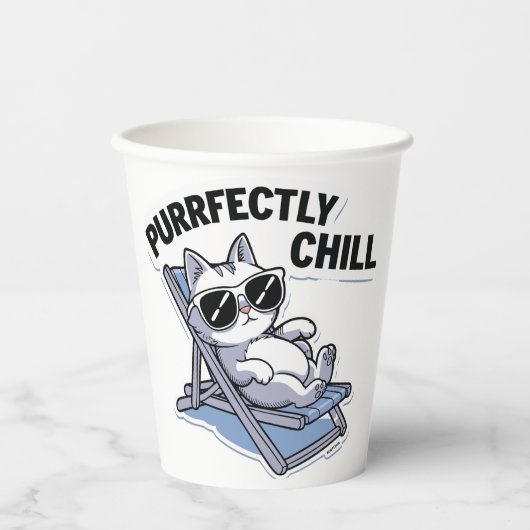 Perfect Chill Paper Cup Craft Papieren Bekers (Voorkant)